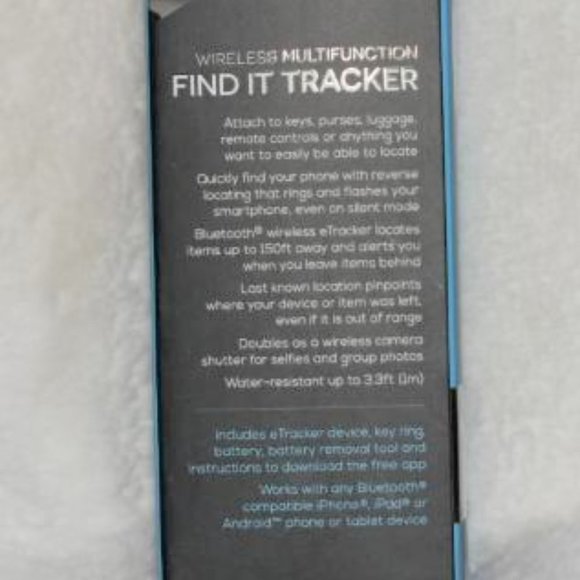 Smartgear Find It Tracker Wireless Keys Apple Google Apps Keys Phone Car - Picture 2 of 4